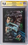 Aliens Cast-Signed Comic #4, Graded 9.8 -- Signed by 12 Key Cast Members Including Sigourney Weaver and Bill Paxton